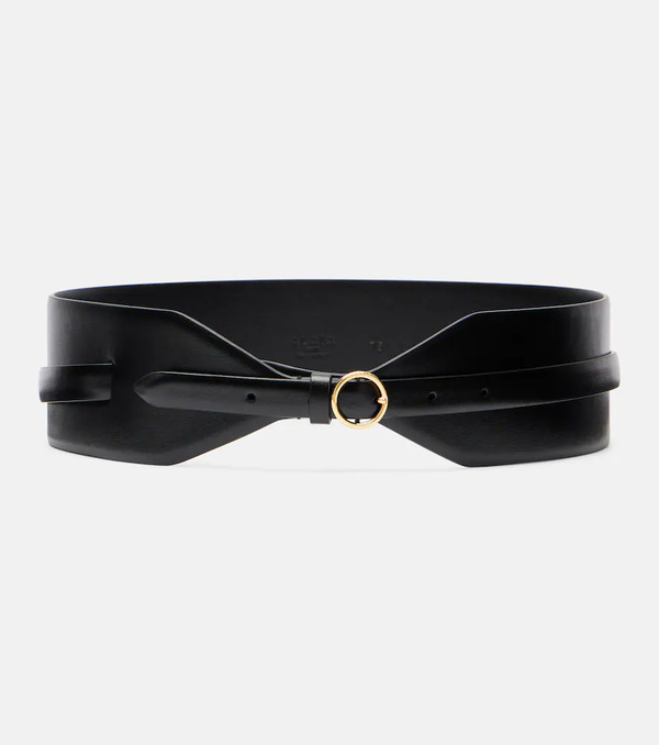  Alaia Alaïa Cinturón Double Large De Piel 