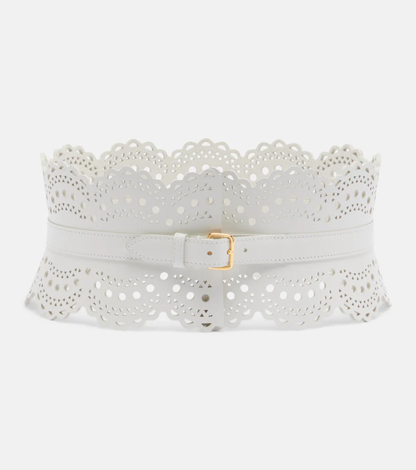  Alaia Alaïa Cinturón Vienne Wave De Piel 