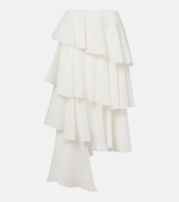  Alaia Alaïa Falda De Jersey De Algodón Y Lino 