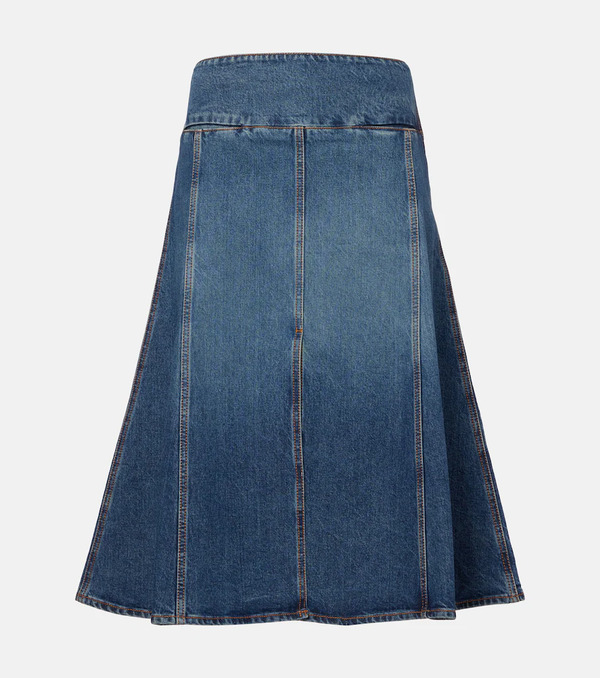  Alaia Alaïa Falda Midi De Tiro Medio 