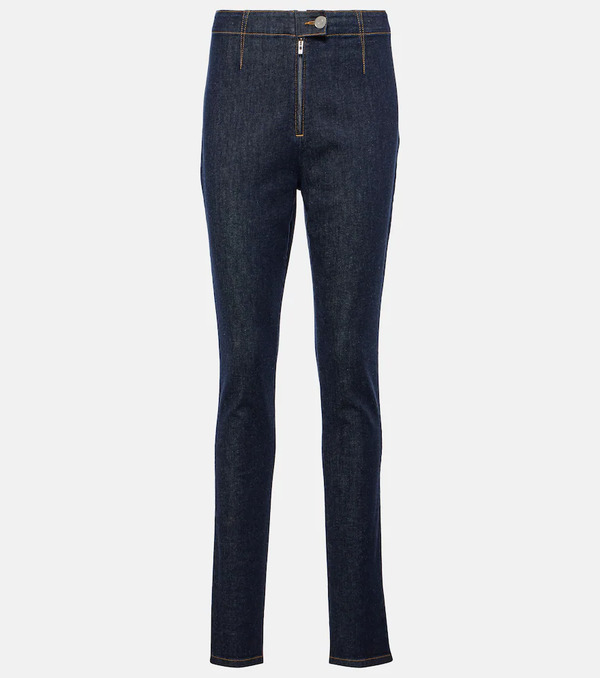  Alaia Alaïa Jeans Skinny De Tiro Alto 