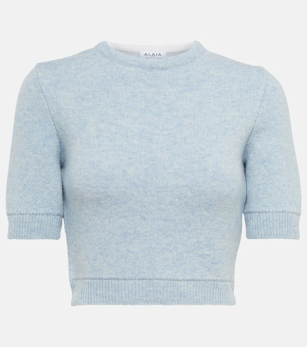  Alaia Alaïa Jersey Cropped De Lana 