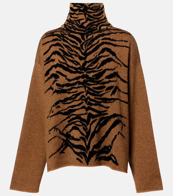  Alaia Alaïa Jersey De Cuello Alto En Jacquard 