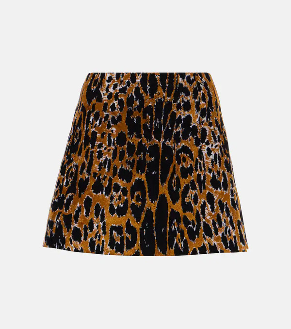  Alaia Alaïa Minifalda Con Estampado De Leopardo 