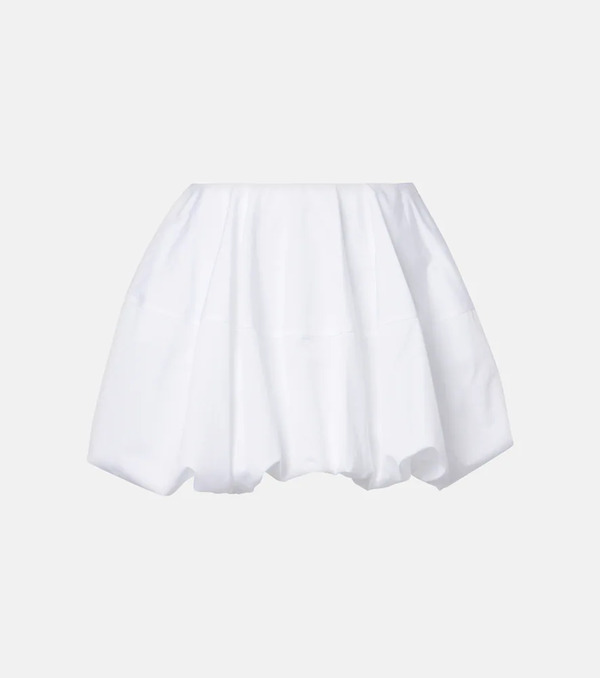  Alaia Alaïa Minifalda De Popelín De Algodón 