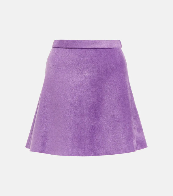  Alaia Alaïa Minifalda De Terciopelo 