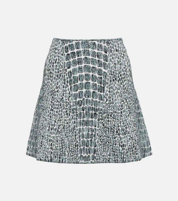  Alaia Alaïa Minifalda Estampada En Jacquard 