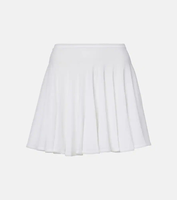 Alaia Alaïa Minifalda Plisada Semitransparente 