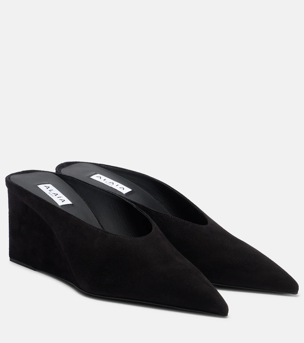  Alaia Alaïa Mules Con Cuña Cube 75 De Ante 