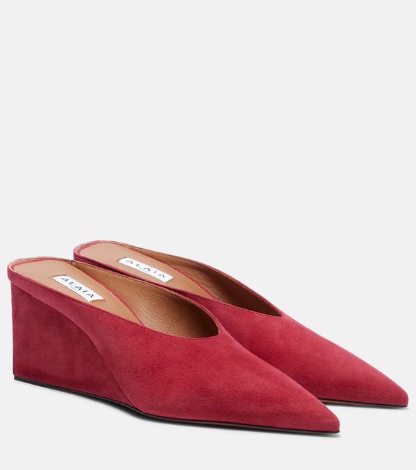  Alaia Alaïa Mules Con Cuña Cube 75 De Ante 