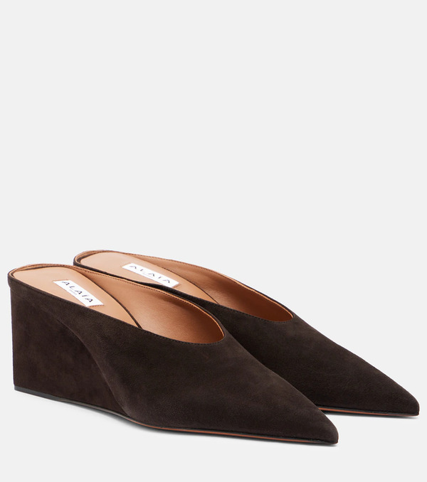  Alaia Alaïa Mules Cube 75 De Ante Con Cuña 