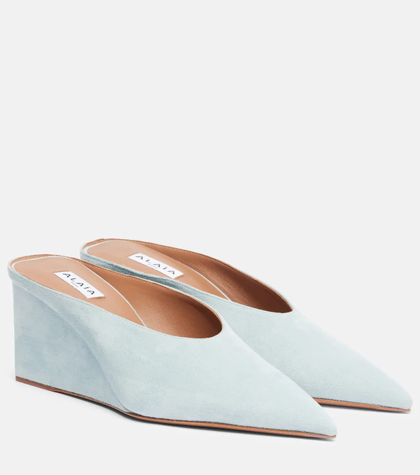  Alaia Alaïa Mules Cube 75 De Ante Con Cuña 