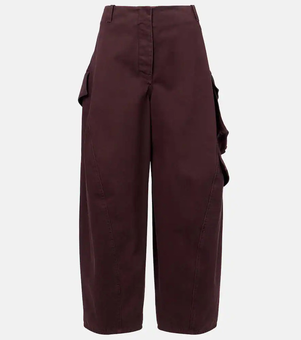  Alaia Alaïa Pantalones Cargo De Sarga De Algodón 