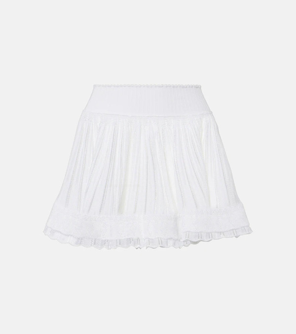  Alaia Alaïa Shorts Crinoline Plisados 