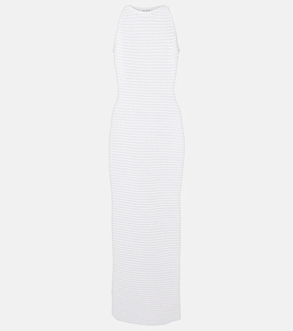  Alaia Alaïa Vestido Largo De Croché 