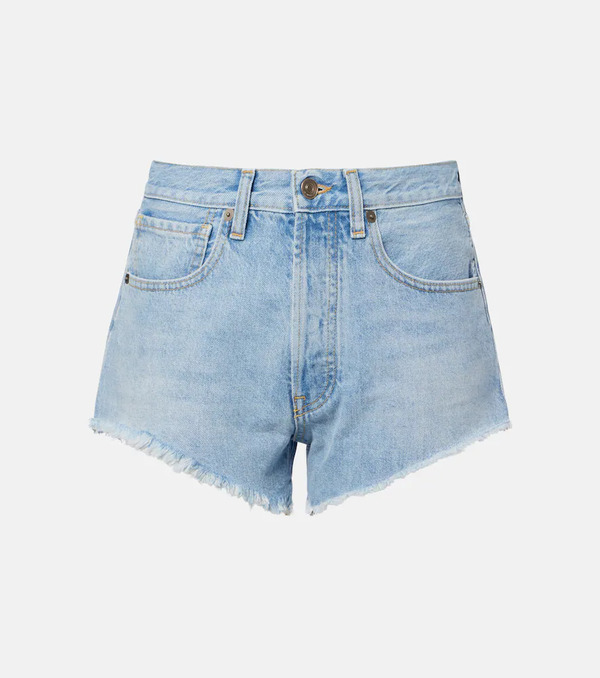  Alanui Alanui Shorts Island's Diary De Denim Con Croché 