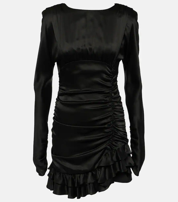  Alessandra Rich Alessandra Rich Vestido Corto De Seda 