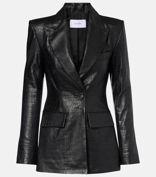  Alex Perry Alex Perry Blazer De Piel Grabada 