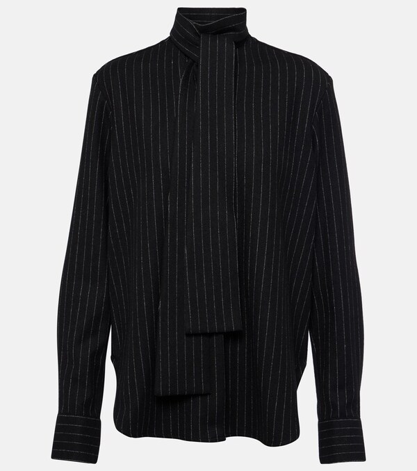  Alex Perry Alex Perry Camisa A Rayas Con Lazada 