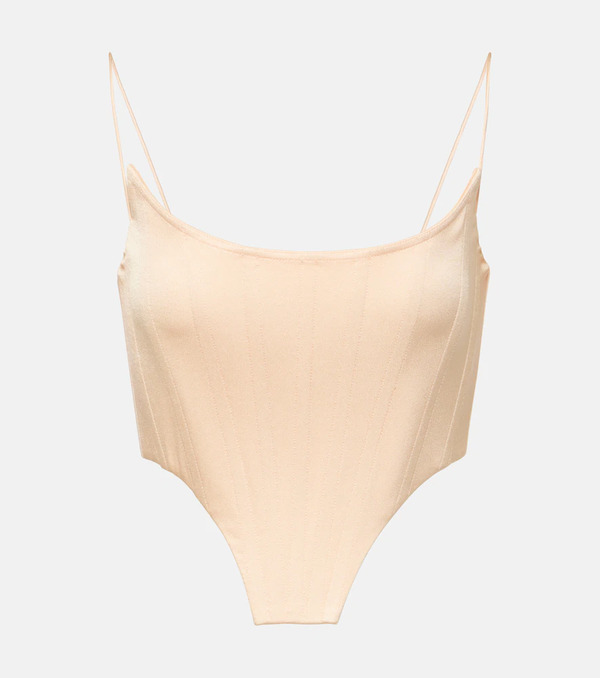  Alex Perry Alex Perry Top Bustier De Satén 