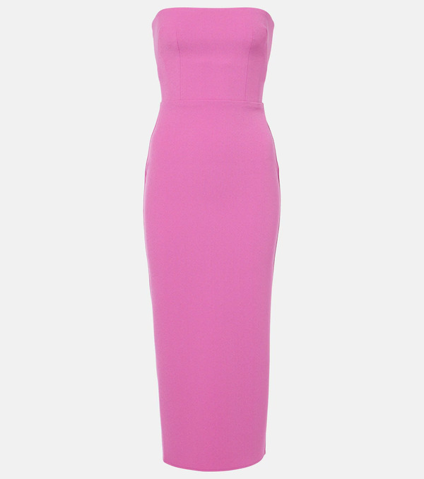  Alex Perry Alex Perry Vestido Midi Sin Tirantes 