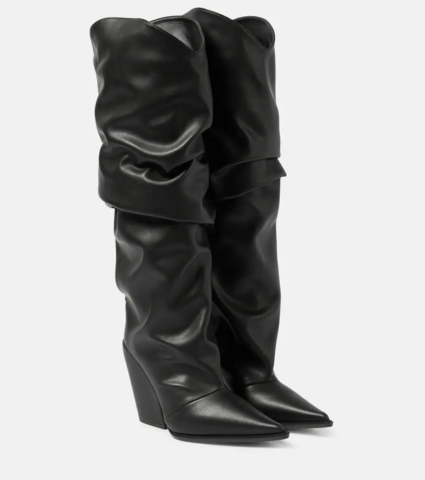  Alexandre Vauthier Alexandre Vauthier Botas Altas De Piel Sintética 