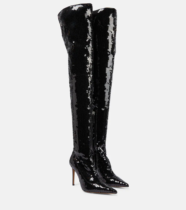  Alexandre Vauthier Alexandre Vauthier Botas Mosqueteras Elixir Con Lentejuelas 