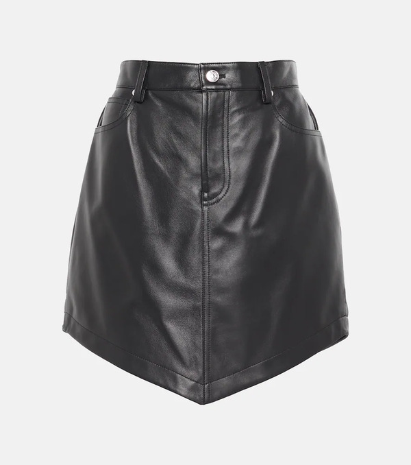  Alexandre Vauthier Alexandre Vauthier Minifalda De Piel 