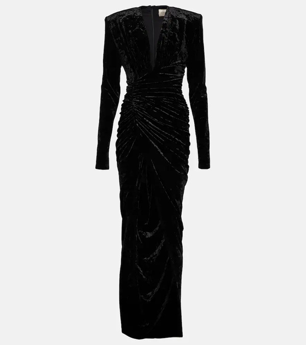  Alexandre Vauthier Alexandre Vauthier Vestido De Fiesta De Terciopelo 