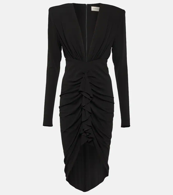  Alexandre Vauthier Alexandre Vauthier Vestido Midi De Jersey Drapeado 