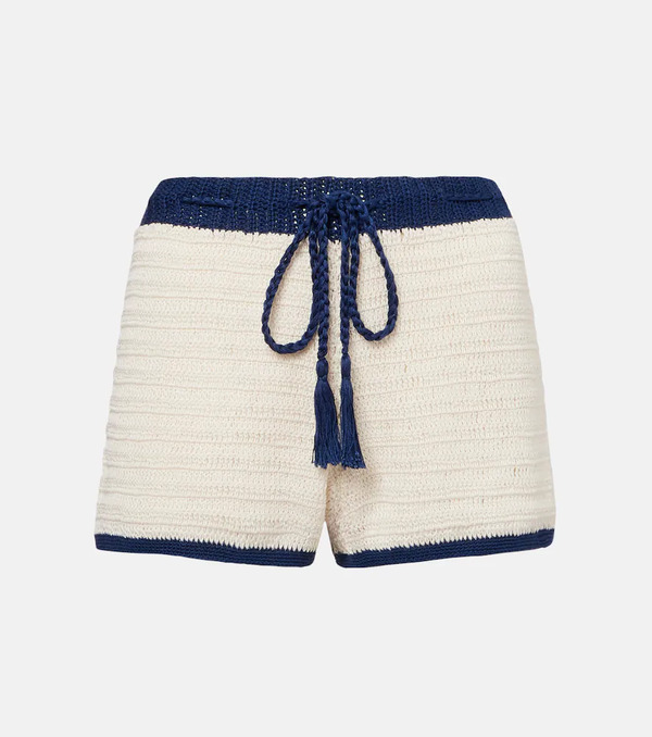  Anna Kosturova Anna Kosturova Shorts Seaside En Croché De Algodón 