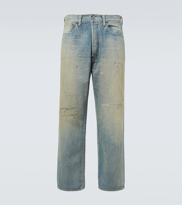  A.presse A.presse Jeans Rectos No. 37 Con Efecto Desgastado 