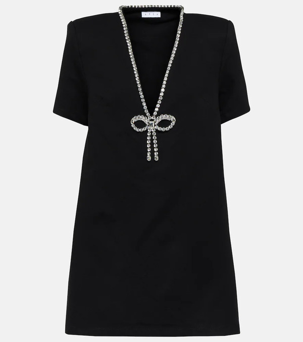  Area Area Vestido de Jersey Con Lazo 