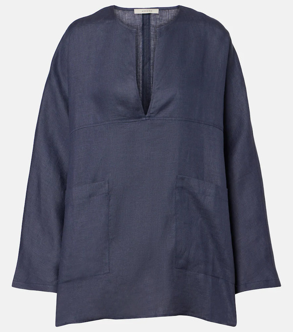  Asceno Asceno Top Oversized De Lino 