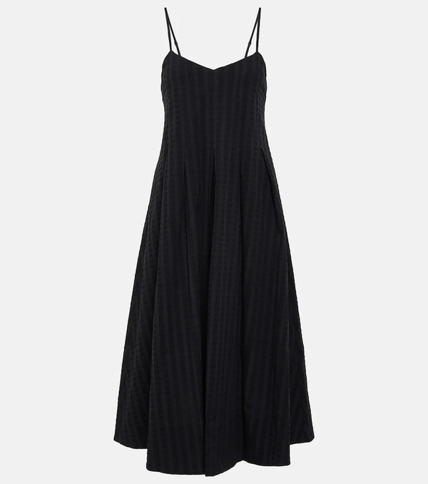  Asceno Asceno Vestido Midi Kate De Algodón 