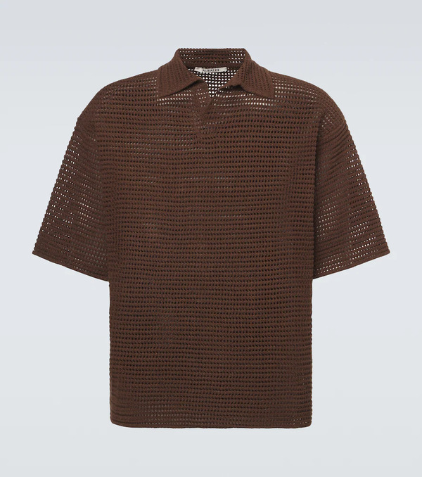  Auralee Auralee Polo De Algodón Y Seda 