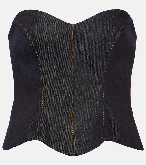  Aya Muse Aya Muse Top Bustier Hyn De Denim 