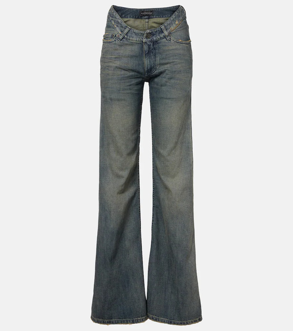  Balenciaga Balenciaga Jeans Anchos De Tiro Bajo 