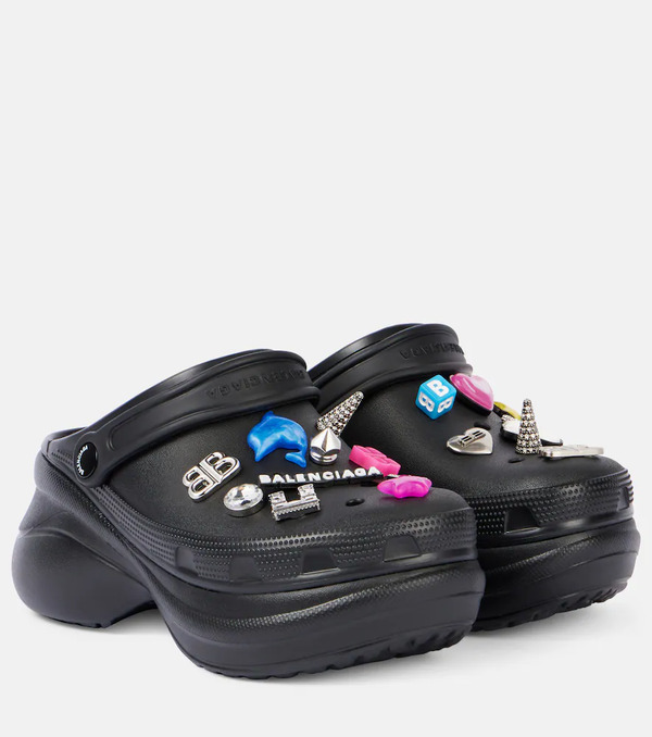  Balenciaga Balenciaga X Crocs Mules Con Plataforma 