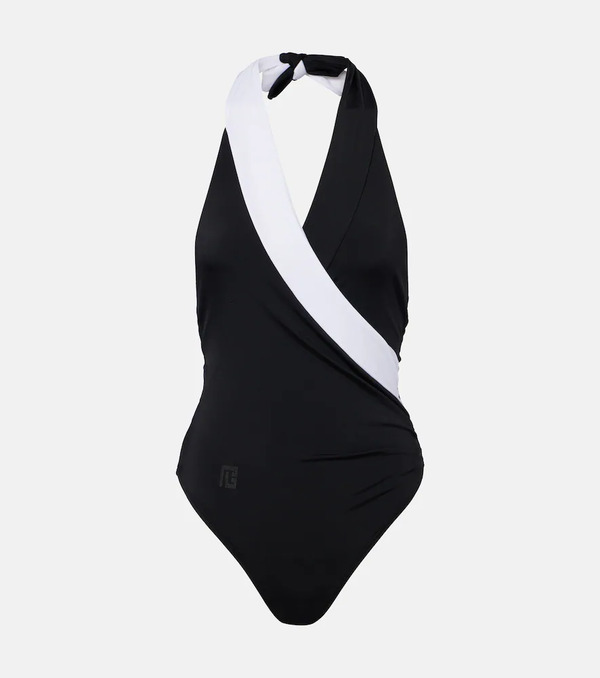  Balmain Balmain Bañador Con Cuello Halter 
