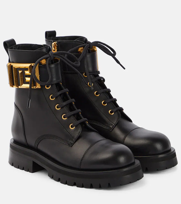  Balmain Balmain Botas Con Cordones Romy De Piel 