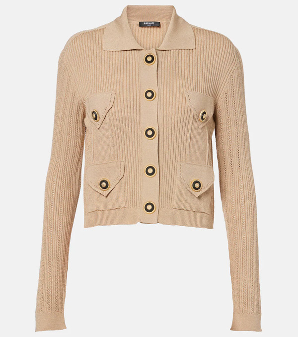  Balmain Balmain Cárdigan Acanalado 