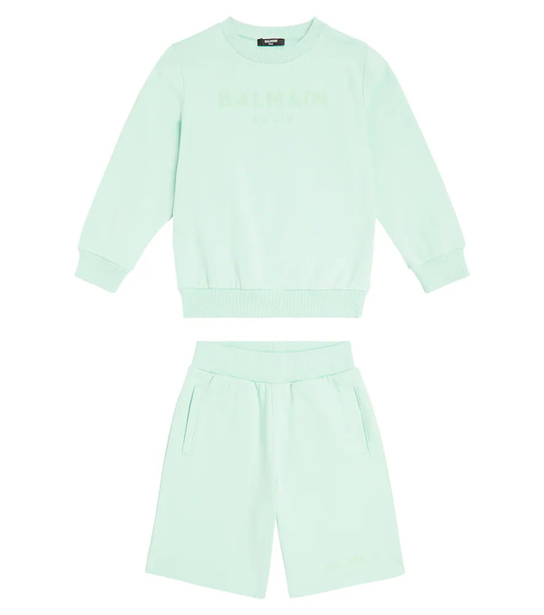  Balmain Kids Balmain Kids Chándal De Jersey De Algodón 