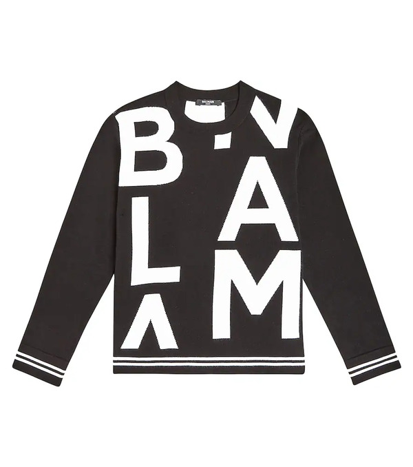  Balmain Kids Balmain Kids Jersey Con Logo 