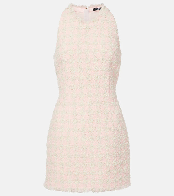  Balmain Balmain Vestido Corto De Tweed 