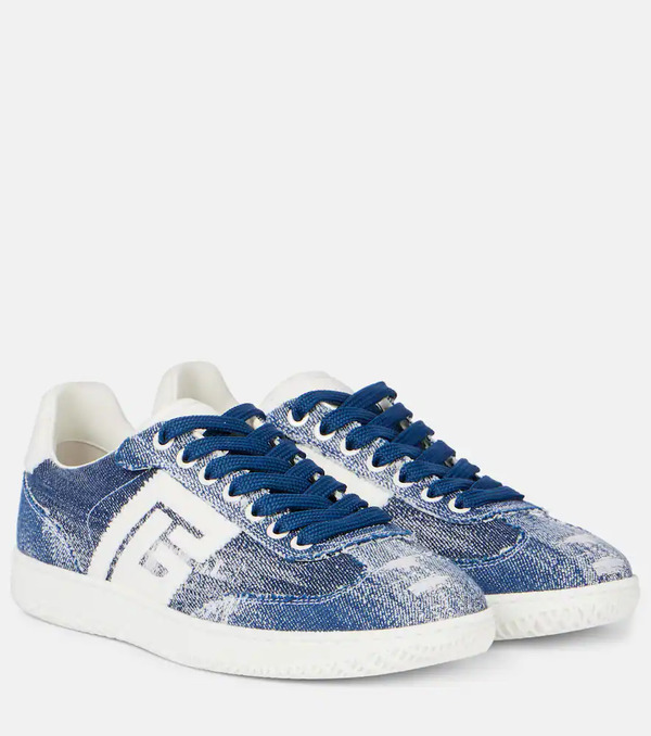  Balmain Balmain Zapatillas Swan En Denim 
