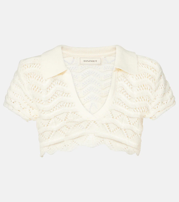  Bananhot Bananhot Crop Top Coco De Mezcla De Algodón 