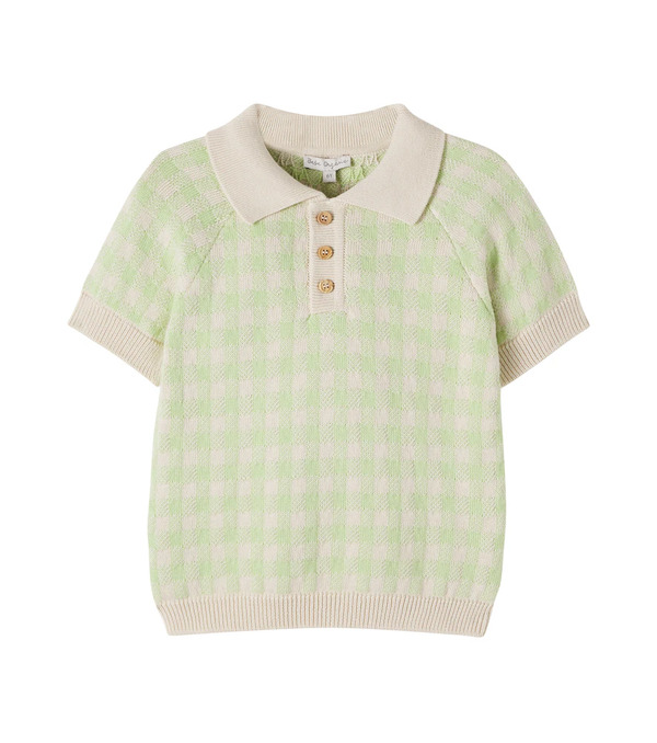  Bebe Organic Bebe Organic Polo June De Algodón A Cuadros 