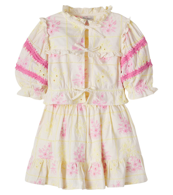  Bebe Organic Bebe Organic Set Alba De Blusa Y Falda De Algodón 