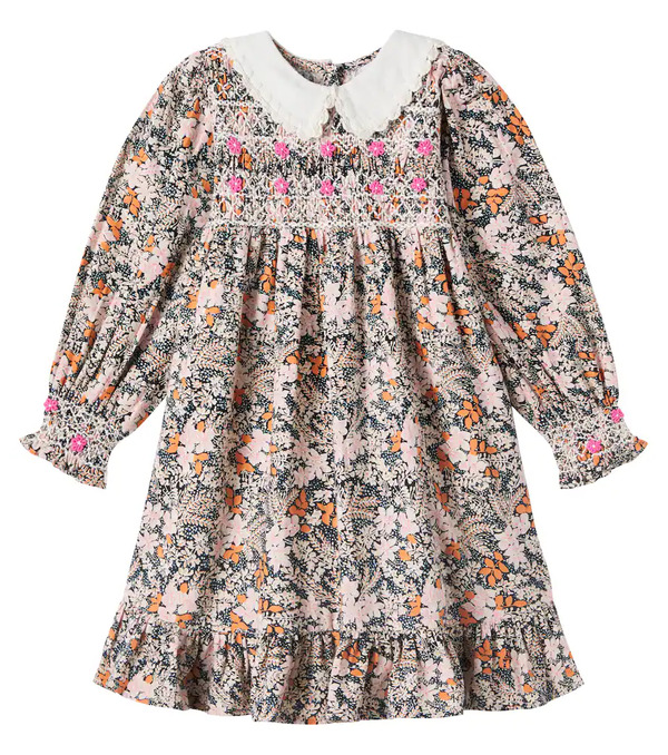  Bebe Organic Bebe Organic Vestido Elora De Algodón Bordado 